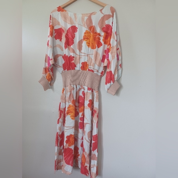 Anthropologie Maeve Gemma Multi Floral Midi Dress - Picture 5 of 9